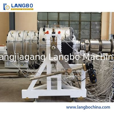 পিভিসি পিই পাইপ এক্সট্রুডার মেশিন প্লাস্টিকের পাইপ মেশিন গ্যাস জল সরবরাহ উত্পাদন লাইন এইচডিপিই এক্সট্রুডার