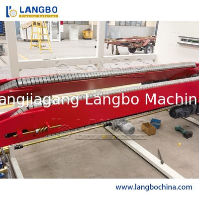 প্লাস্টিক পিভিসি জল নিষ্কাশন পাইপ এক্সট্রুডার ঢেউতোলা পাইপ এক্সট্রুশন তৈরির মেশিন