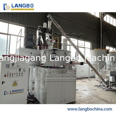 পিভিসি মিশ্রণ মেশিন প্লাস্টিকের গুঁড়া গরম শীতল মিশ্রণ ইউনিট