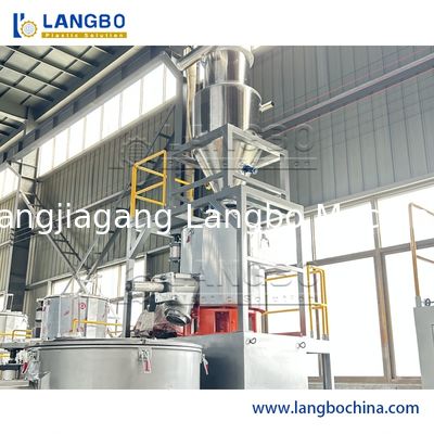 পিভিসি পাইপ এবং প্রোফাইল মিশ্রণকারী প্লাস্টিক এক্সট্রুডার স্বয়ংক্রিয় ফিডিং ডোজিং সিস্টেম