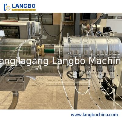 20 মিমি 25 মিমি 32 মিমি 40 মিমি 50 মিমি 63 মিমি 75 মিমি 90 মিমি 110 মিমি PE/PP/PVC/PPR পাইপ এক্সট্রুশন মেশিন প্লাস্টিক