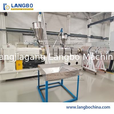 জল সরবরাহ, খালাস, সেচ পাইপ এবং বৈদ্যুতিক পাইপ জন্য 16-1600 মিমি উচ্চ গতির প্লাস্টিকের পিভিসি এক্সট্রুডার