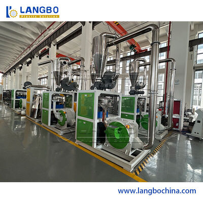 প্লাস্টিকের পাইপ প্রোফাইল বর্জ্য পণ্য Pulverizer Miller Machine