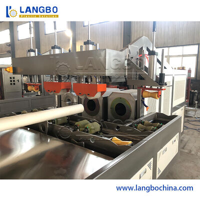 বৈদ্যুতিক পিভিসি পাইপ এক্সট্রুশন মেশিন / ডিটিসি সার্জারি খাওয়ানোর মেশিন সঙ্গে পাইপ Belling মেশিন