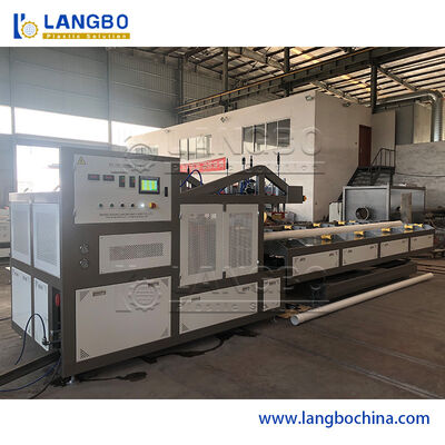 বৈদ্যুতিক পিভিসি পাইপ এক্সট্রুশন মেশিন / ডিটিসি সার্জারি খাওয়ানোর মেশিন সঙ্গে পাইপ Belling মেশিন