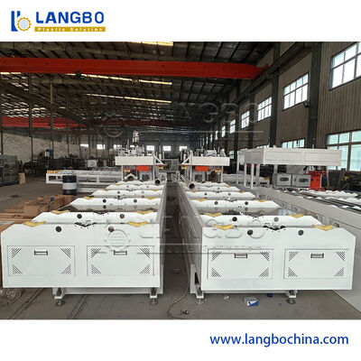 বৈদ্যুতিক পিভিসি পাইপ এক্সট্রুশন মেশিন / ডিটিসি সার্জারি খাওয়ানোর মেশিন সঙ্গে পাইপ Belling মেশিন