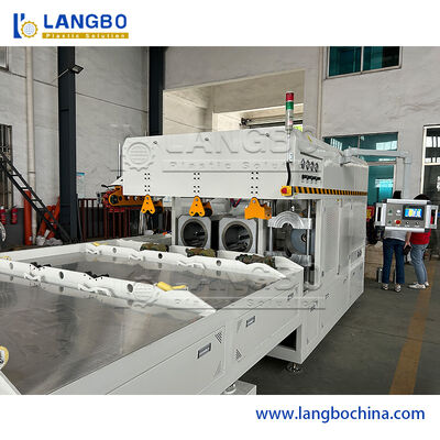 বৈদ্যুতিক পিভিসি পাইপ এক্সট্রুশন মেশিন / ডিটিসি সার্জারি খাওয়ানোর মেশিন সঙ্গে পাইপ Belling মেশিন