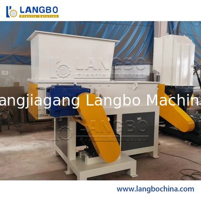 বর্জ্য পিপি পিই বড় ফিল্ম ব্যাগ একক শ্যাফ্ট প্লাস্টিক Shredders মেশিন