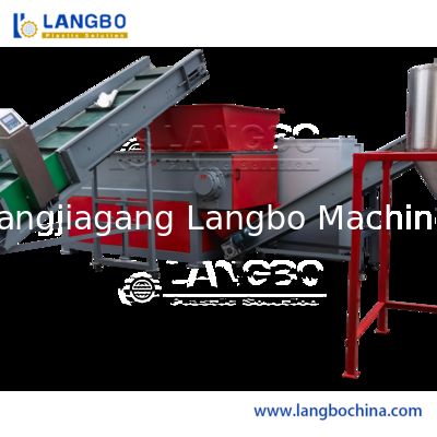 পিপি/পিই/কৃষি ফিল্ম/বোনা ব্যাগ/নাইলন/বোতল ফ্লেক্স/পাইপ শ্রেডার ক্রাশার ওয়াশিং মেশিন প্লাস্টিক রিসাইক্লিং মেশিন