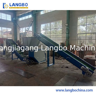 শ্রেডার প্লাস্টিক ক্রাশার মেশিন দ্রুত চিপার প্ল্যান্ট রিসাইক্লিংয়ের জন্য ১৬-৮০০মিমি বর্জ্য বড় ব্যাসযুক্ত বৃহৎ এইচডিপিই পাইপ বিশাল পিই টিউব