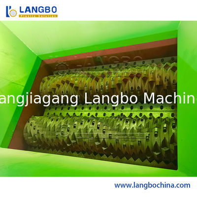 প্লাস্টিকের বোতল Woven Bag PP/PE/HDPE/LDPE Recycling Shredder Manufacturing Machine Waste Plastic Grinding Single Shaft Shredder