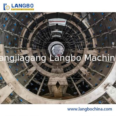 উচ্চ আউটপুট প্লাস্টিক PE PP পাইপ এক্সট্রুশন লাইন