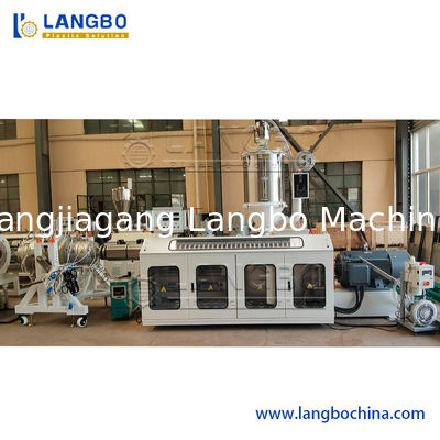 উন্নত ফুল স্বয়ংক্রিয় পিভিসি পিই প্লাস্টিক পায়ের পাতার মোজাবিশেষ টিউব তৈরির যন্ত্রপাতি, পিএলসি টাচ স্ক্রিন নিয়ন্ত্রণ সহ