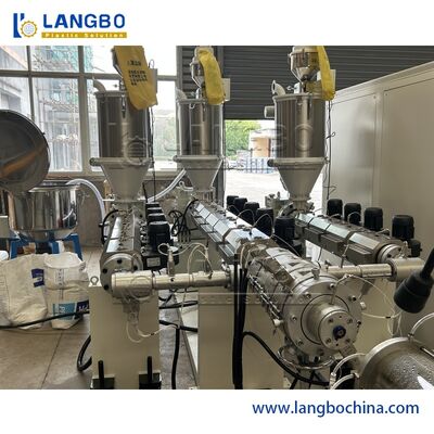 শক্তি সঞ্চয়কারী স্বয়ংক্রিয় 16-63 মিমি পিপিআর পাইপ এক্সট্রুশন মেশিন