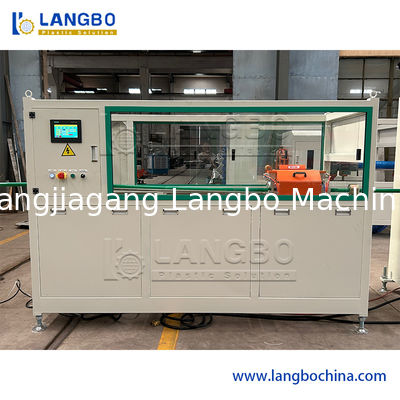 ১৮০ কেজি/ঘন্টা আউটপুট সহ পিপিআর পাইপ এক্সট্রুশন লাইন, ৩ লেয়ার কো-এক্সট্রুশন এবং সিমেন্স পিএলসি কন্ট্রোল