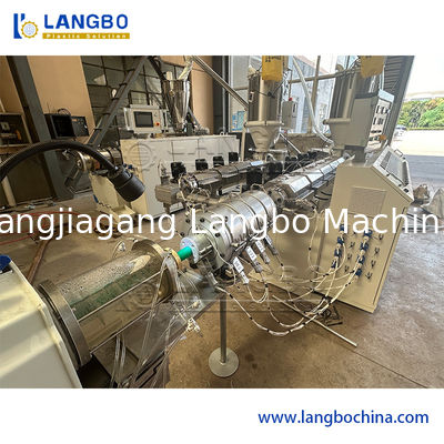 20 মিমি 25 মিমি 32 মিমি 40 মিমি 50 মিমি 63 মিমি 75 মিমি 90 মিমি 110 মিমি পিই / পিপি / পিভিসি / পিপিআর পাইপ এক্সট্রুশন লাইন প্লাস্টিক টিউব এক্সট্রুডার তৈরির মেশিন