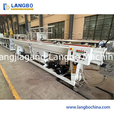 ১৮০ কেজি/ঘন্টা আউটপুট সহ পিপিআর পাইপ এক্সট্রুশন লাইন, ৩ লেয়ার কো-এক্সট্রুশন এবং সিমেন্স পিএলসি কন্ট্রোল