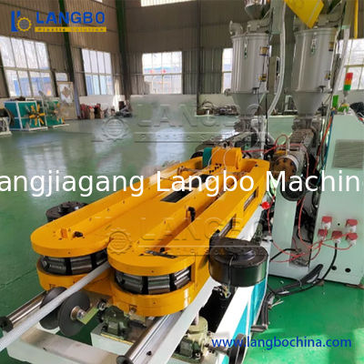 Automated Corrugated Pipe Extrusion Equipment / Plastic Conduit Pipe Making Machine