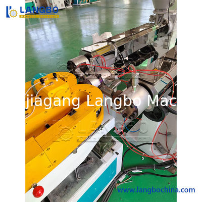 Single Screw Plastic Extruder Small Corrugated Pipe Making Machine