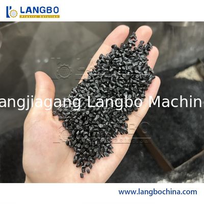 একক স্ক্রু এক্সট্রুডার প্লাস্টিক পুনর্ব্যবহারযোগ্য গ্রানুলার মেশিন 150 কেজি / এইচ ক্যাপাসিটি