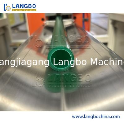 প্লাস্টিক PPR পাইপ এক্সট্রুশন লাইন এবিবি বৈদ্যুতিন সংকেতের মেরু বদল ডাবল স্ক্রু বিভিন্ন ব্যাসার্ধ