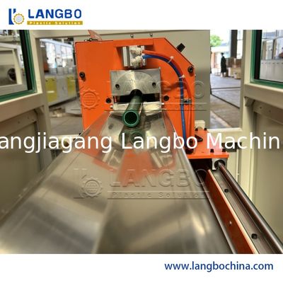 প্লাস্টিক PPR পাইপ এক্সট্রুশন লাইন এবিবি বৈদ্যুতিন সংকেতের মেরু বদল ডাবল স্ক্রু বিভিন্ন ব্যাসার্ধ