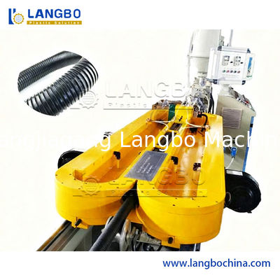 Plastic PP PE Corrugated Pipe Extrusion Line
