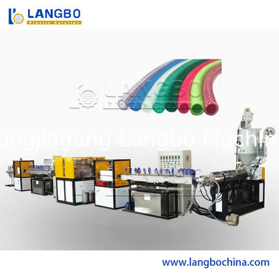PVC Flexible Braided Garden Water Hose Making Machine PVC Fiber Reinforced Pipe Production Line