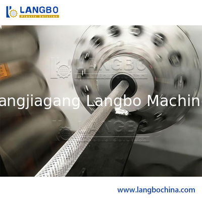 পিভিসি ব্রেইডেড গার্ডেন ওয়াটার হোস মেশিন স্বয়ংক্রিয় পিভিসি ফাইবার রিইনফোর্সড হোস পাইপ উৎপাদন লাইন