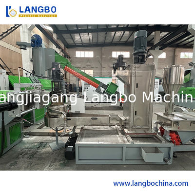 Granulating PP/PE Bags Plastic Pellets Extrusion Machine