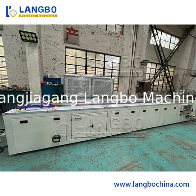 55/110 কনিকাল টুইন স্ক্রু এক্সট্রুডার পিভিসি প্রোফাইল এক্সট্রুশন লাইন 22KW মোটর শক্তি সহ 1180 মিমি তারের ট্রাঙ্ক জন্য