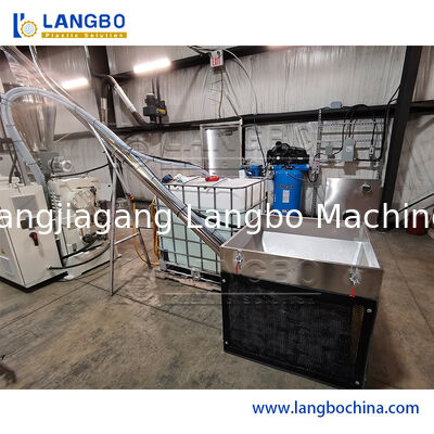 55/110 কনিকাল টুইন স্ক্রু এক্সট্রুডার পিভিসি প্রোফাইল এক্সট্রুশন লাইন 22KW মোটর পাওয়ারের সাথে 1180 মিমি তারের ট্রাঙ্কিংয়ের জন্য