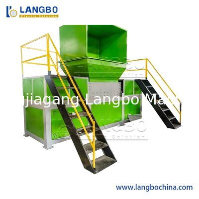 ইন্ডাস্ট্রিয়াল ডাবল শ্যাফ্ট শ্রেডার ক্রাশার মেশিন ধাতু/প্লাস্টিক/টায়ার/গাম/উড রিসাইক্লিং মেশিনের জন্য