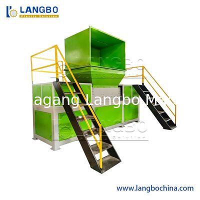 স্বয়ংক্রিয় রিসাইকেল প্লাস্টিক শ্রেডার শ্রেডিং মেশিন প্লাস্টিক রিসাইক্লিং লাইনের জন্য প্লাস্টিক শ্রেডার শ্রেডিং রিসাইক্লিং মেশিন