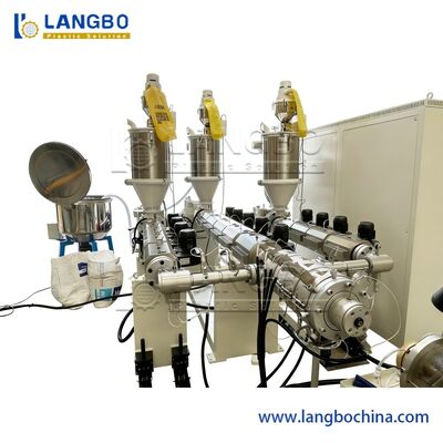 হাই স্পিড প্লাস্টিক প্রোফাইল পিপিআর জল নিষ্কাশন পাইপ তৈরি এক্সট্রুশন একক স্ক্রু