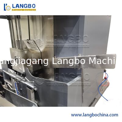 স্বয়ংক্রিয় প্লাস্টিক পাইপ থ্রেডার উৎপাদন লাইন পিপি পিই পিভিসি পাইপ থ্রেডিং মেশিন