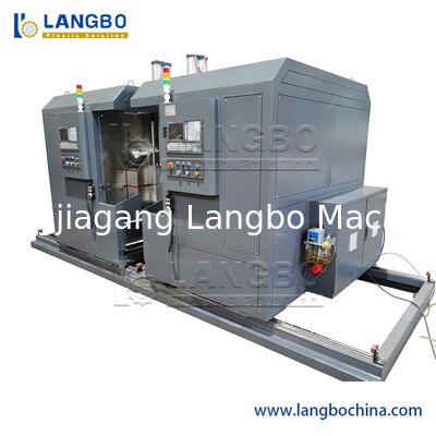 স্বয়ংক্রিয় প্লাস্টিক পাইপ থ্রেডার উৎপাদন লাইন পিপি পিই পিভিসি পাইপ থ্রেডিং মেশিন