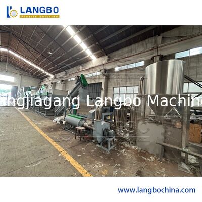 পেশাগত পেলেটাইজার মেশিন পোষা পুনর্ব্যবহারযোগ্য লাইন SIEMENS ব্র্যান্ড মোটর