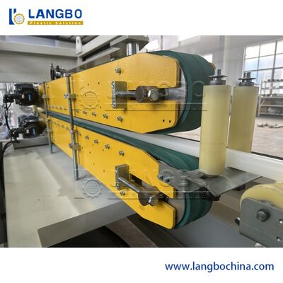 প্লাস্টিক পিপিআর পিই পাইপ মেকিং লাইন 3 লেয়ার পিএলসি রিমোট কন্ট্রোল