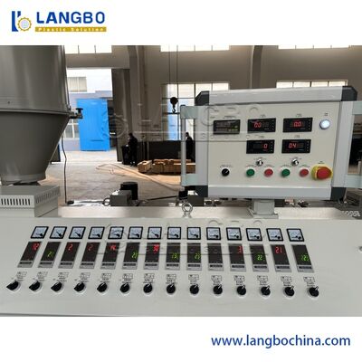 16-63 মিমি পিপিআর পাইপ কো এক্সট্রুশন লাইন 60 মিমি একক স্ক্রু এক্সট্রুজার