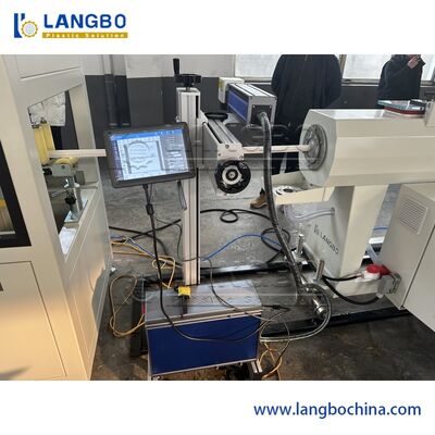 Conical PPR পাইপ এক্সট্রুশন লাইন টুইন স্ক্রু অনলাইন পাইপ ওজন মিটারিং