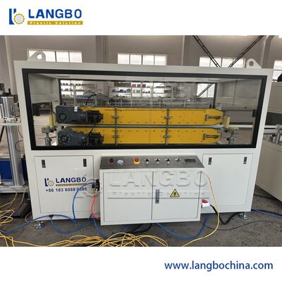 প্লাস্টিক পিপিআর পিই পাইপ মেকিং লাইন 3 লেয়ার পিএলসি রিমোট কন্ট্রোল