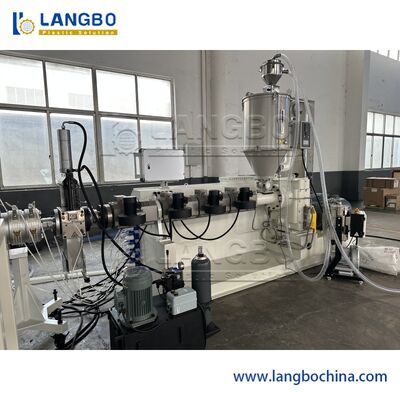 16-63 মিমি পিপিআর পাইপ কো এক্সট্রুশন লাইন 60 মিমি একক স্ক্রু এক্সট্রুজার