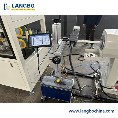 16-63 মিমি পিপিআর পাইপ কো এক্সট্রুশন লাইন 60 মিমি একক স্ক্রু এক্সট্রুজার