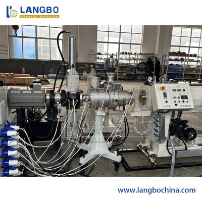 প্লাস্টিক পিপিআর পিই পাইপ মেকিং লাইন 3 লেয়ার পিএলসি রিমোট কন্ট্রোল