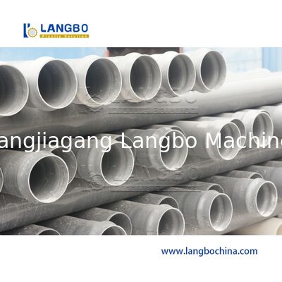 পিভিসি পাইপ এক্সট্রুশন লাইন পাইপ উত্পাদন জন্য বেলিং মেশিন সঙ্গে