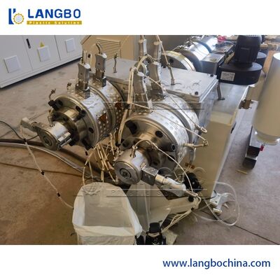 630mm প্লাস্টিক এক্সট্রুডার মেশিন ডাবল স্ক্রু জন্য পিভিসি পাইপ