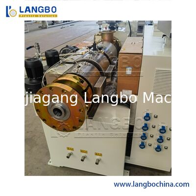 জল পাইপ পিভিসি টুইন স্ক্রু extruder, স্বয়ংক্রিয় কন্ট্রোল প্লাস্টিক এক্সট্রুশন মেশিন