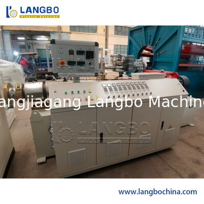 জল পাইপ পিভিসি টুইন স্ক্রু extruder, স্বয়ংক্রিয় কন্ট্রোল প্লাস্টিক এক্সট্রুশন মেশিন