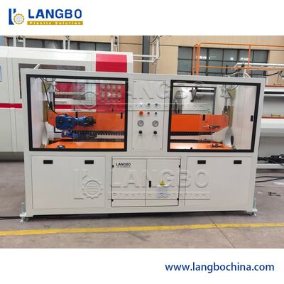 380V 50Hz বা কাস্টমাইজড ভোল্টেজের সাথে সম্পূর্ণ স্বয়ংক্রিয়ভাবে পিভিসি পাইপ তৈরির মেশিন